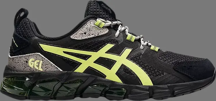 

Кроссовки gel quantum 180 6 'black glow yellow' Asics, черный