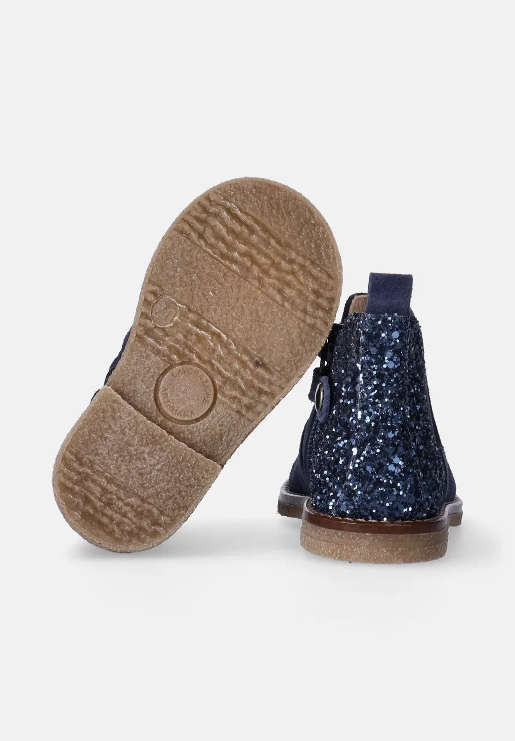 Stivaletti da bambina con Inserti с блестками - классические ботильоны Walkey, Blu — фото 4