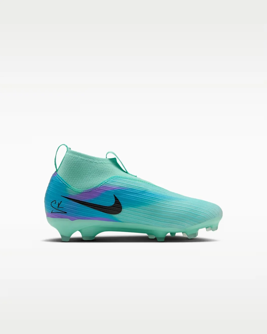 Бутсы детские Nike Jr Mercurial Superfly 11 Academy 'Sam Kerr', зеленый/черный — фото 2