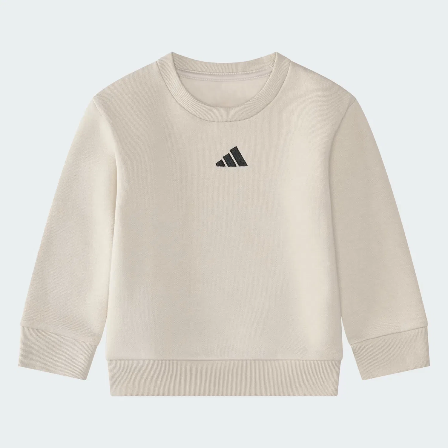 Детский спортивный костюм из флиса, пуловер и брюки ess small logo promo Adidas Sportswear, alumina — фото 3