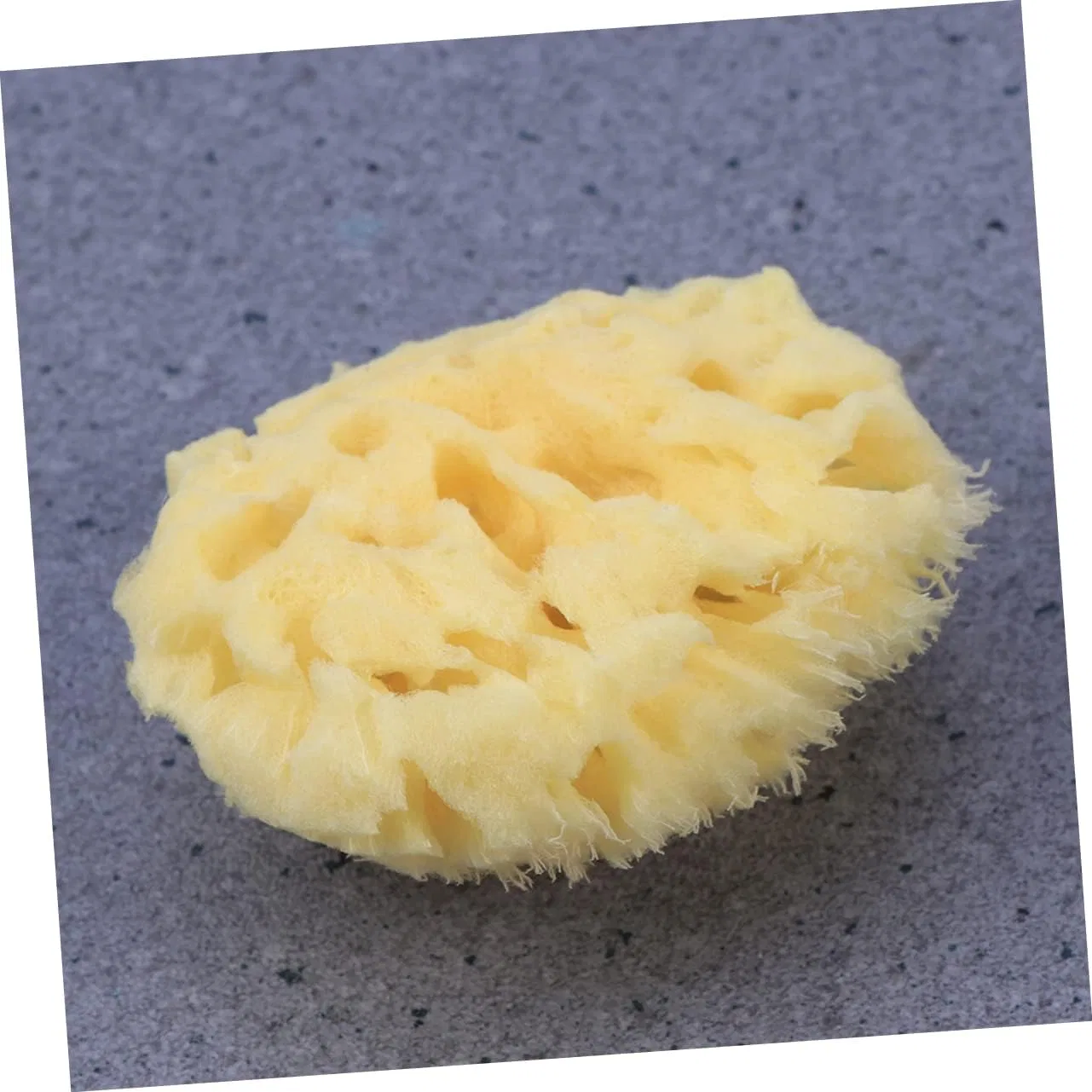 Мочалка Honeycomb Sponge, LRXIYODE, 1 шт, 10x9x4.5 см, Beige — фото 4