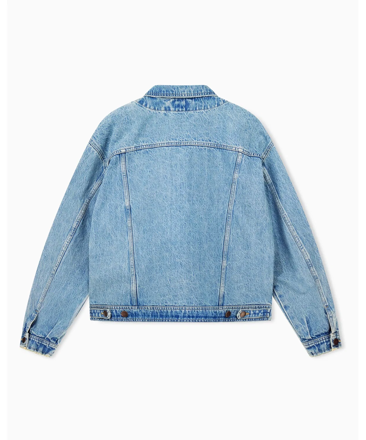 Мужская джинсовая куртка с длинным рукавом модель Regular Fit EMPORIO ARMANI, Light Blue — фото 3