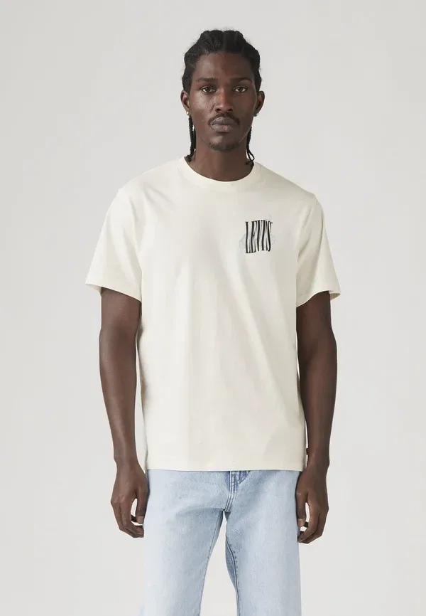 Футболка свободного кроя с принтом Levi'S, цвет egret — фото 2