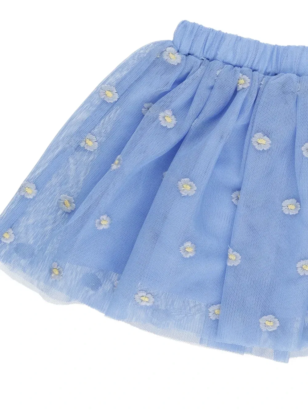Тюлевая юбка с вышивкой Stella Mccartney Kids, синий — фото 3
