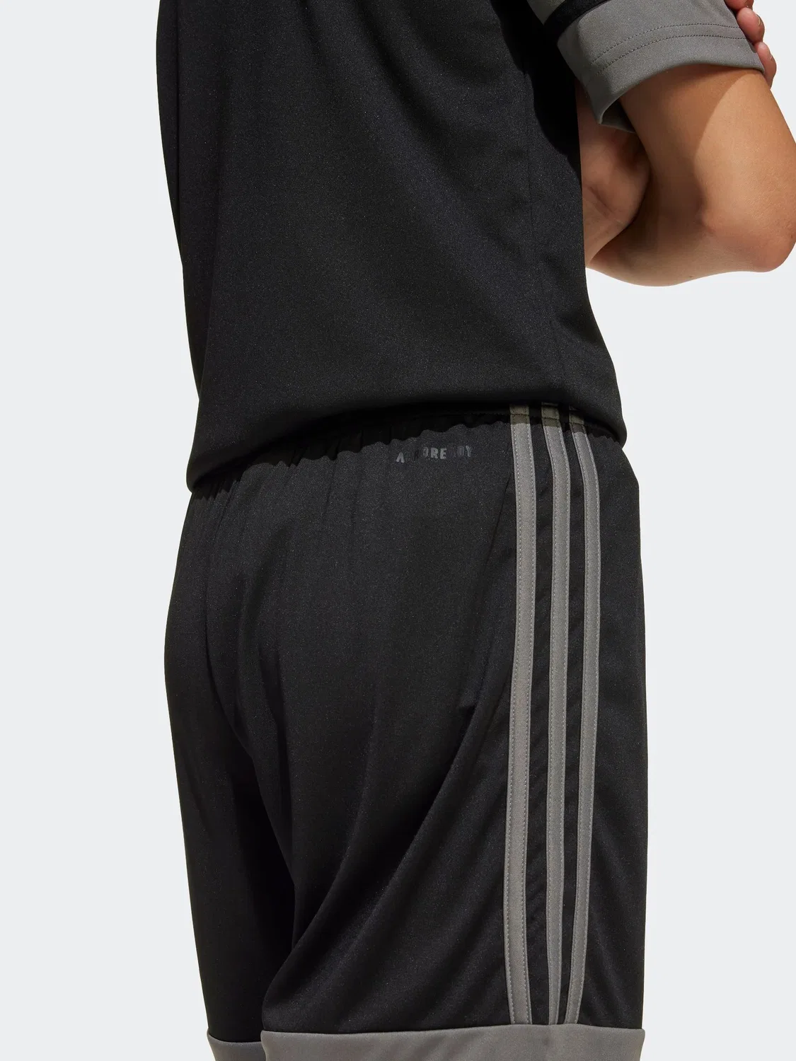 Шорты футбольные Squadra 25 adidas, черный/хром — фото 4