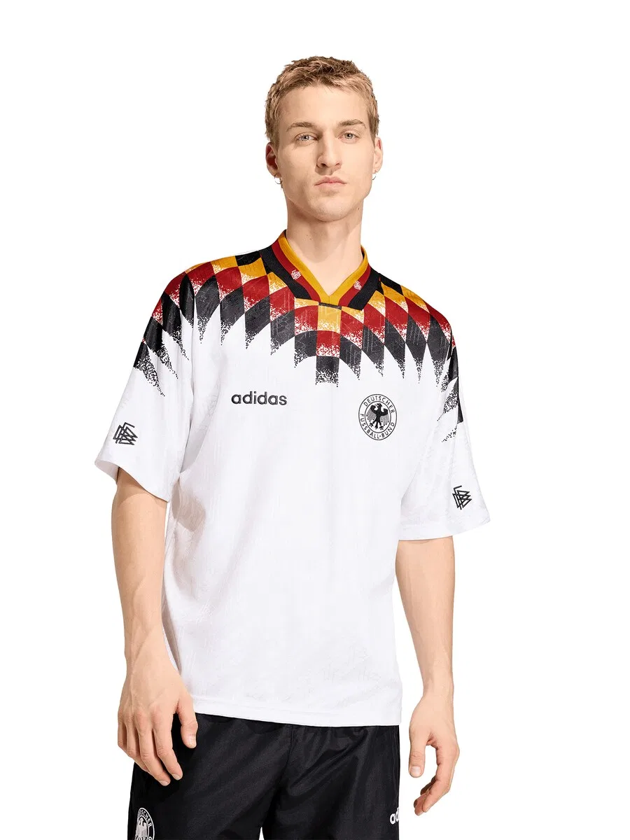 Футболка ADIDAS PERFORMANCE 'Home DFB 94' белого цвета — фото 3