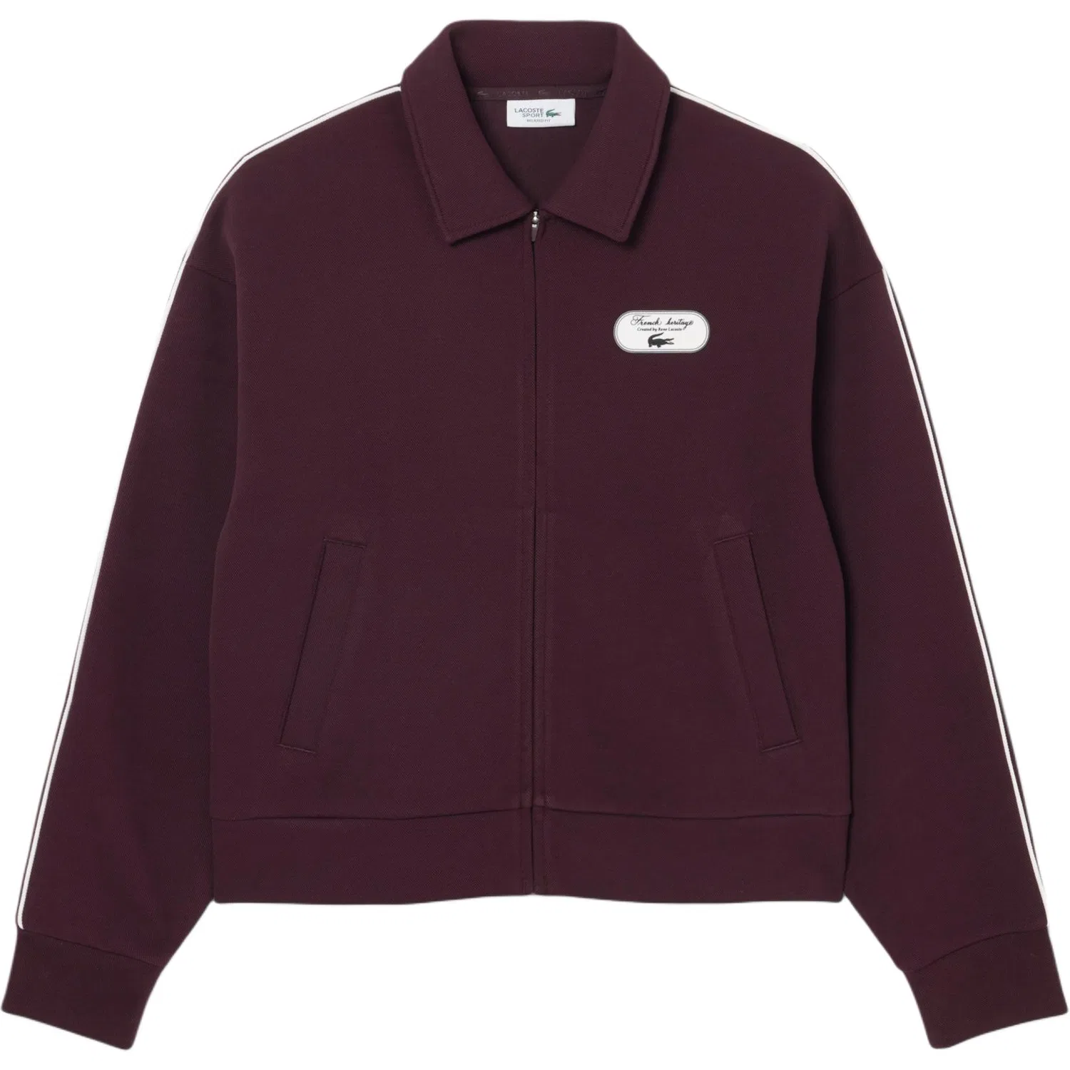 Женская толстовка с лацканами ZB5 LACOSTE, ZB5
