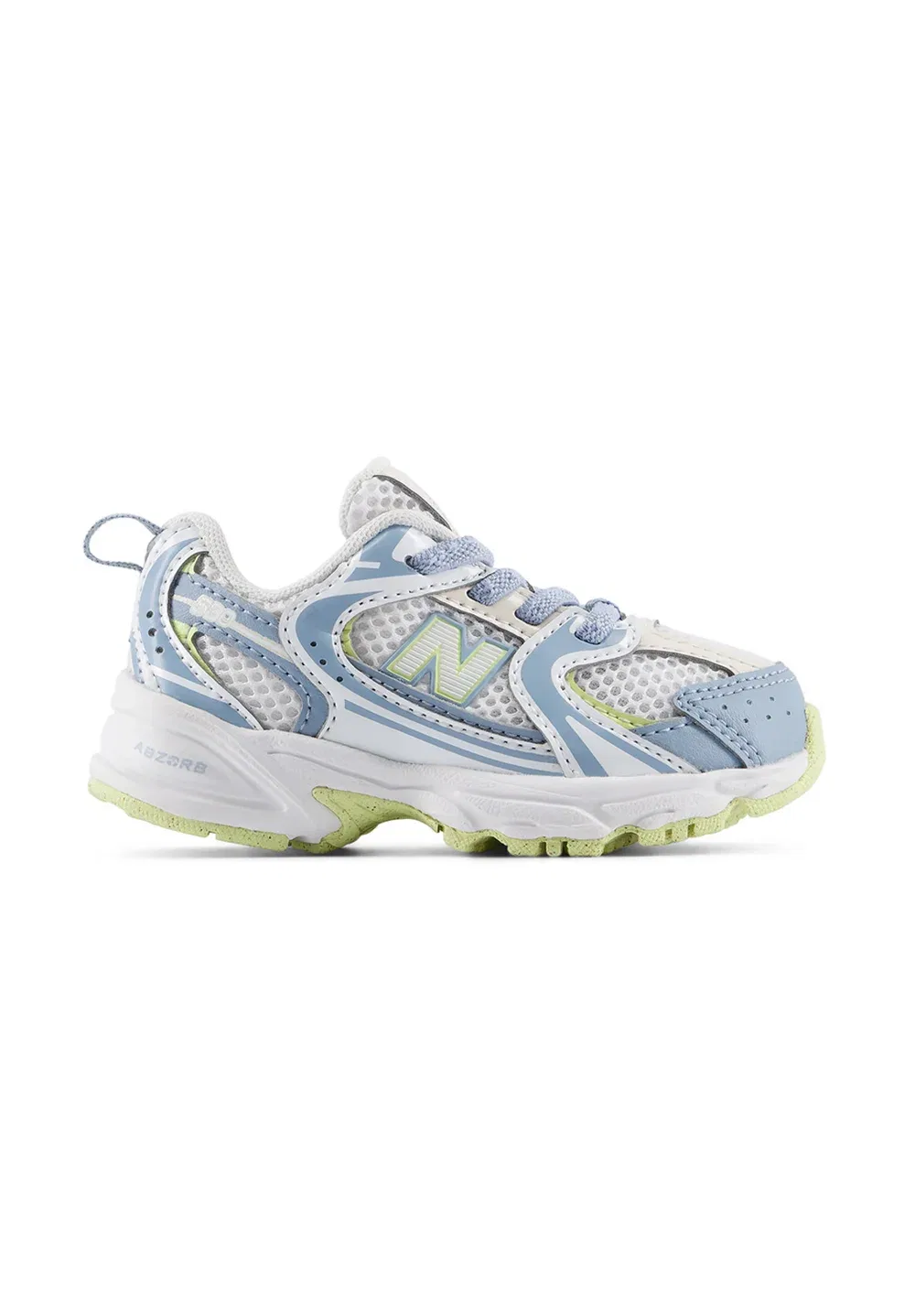 530 кроссовок унисекс New Balance, Light Arctic Grey / Nb 103 White — фото 4