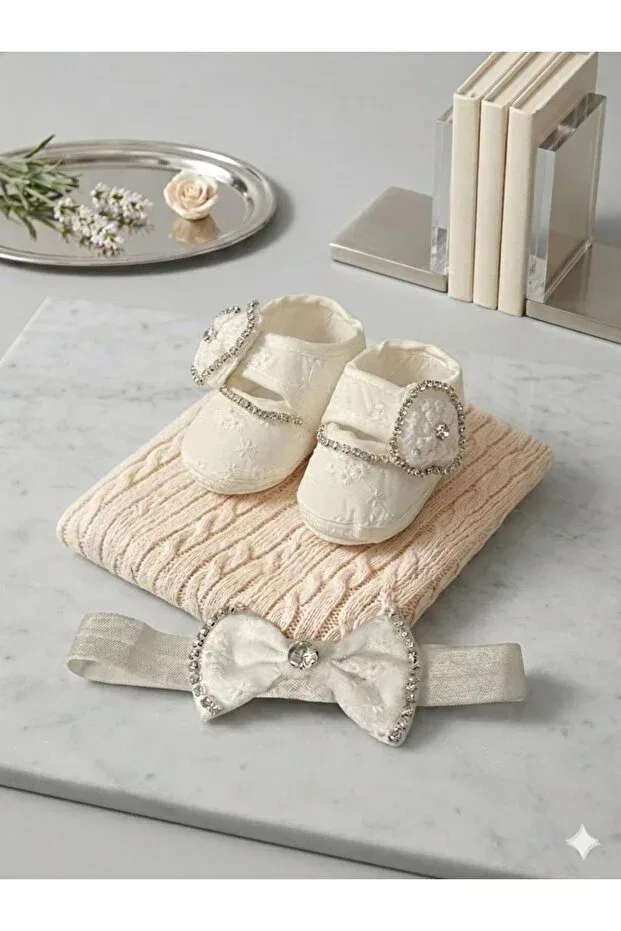 Детские тапочки-носки для девочек хлопковые Roseberry, White — фото 2
