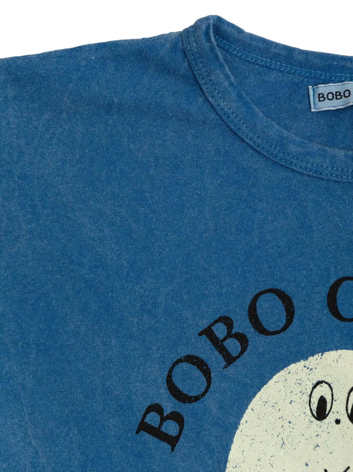 Мальчиковая футболка из органического хлопка Bobo Choses, синий — фото 2