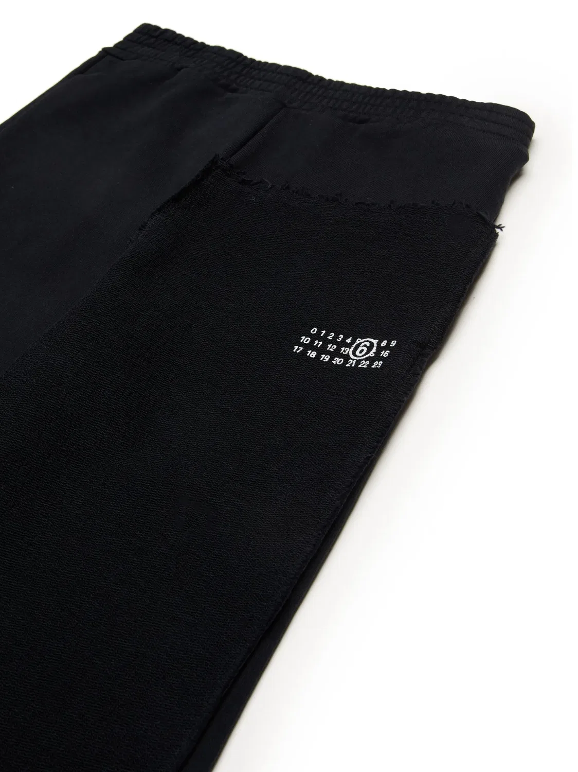 Т trousers с принтом чисел MM6 Maison Margiela, черный — фото 3