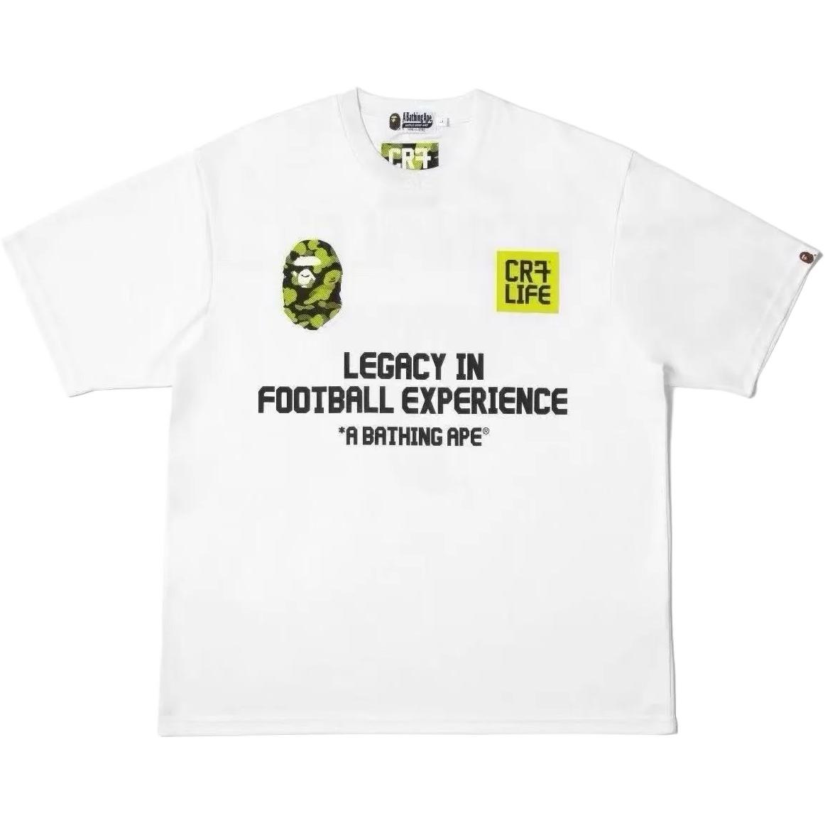Футболка unisex x CR7 LIFE CR7 LIFE Collaboration FW25 A BATHING APE, черный — фото 3