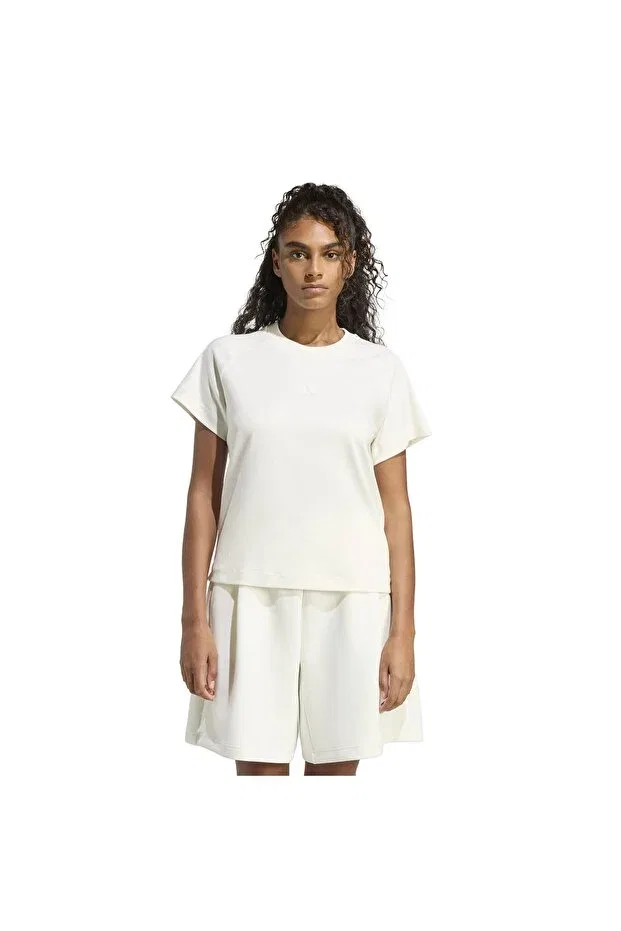 Женская спортивная футболка с коротким рукавом реглан Adidas, White