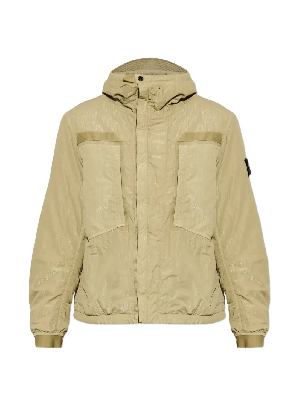 Куртка с капюшоном и логотипом Stone Island, зеленый