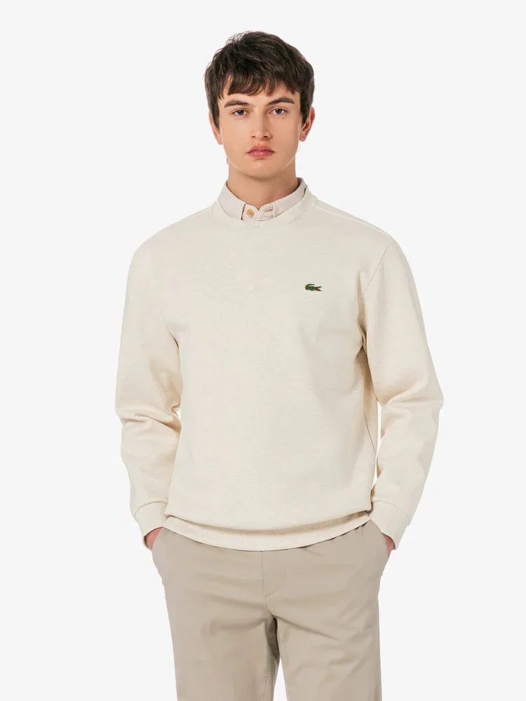Свитшот с двойной лицевой стороной LACOSTE, Ivory — фото 4