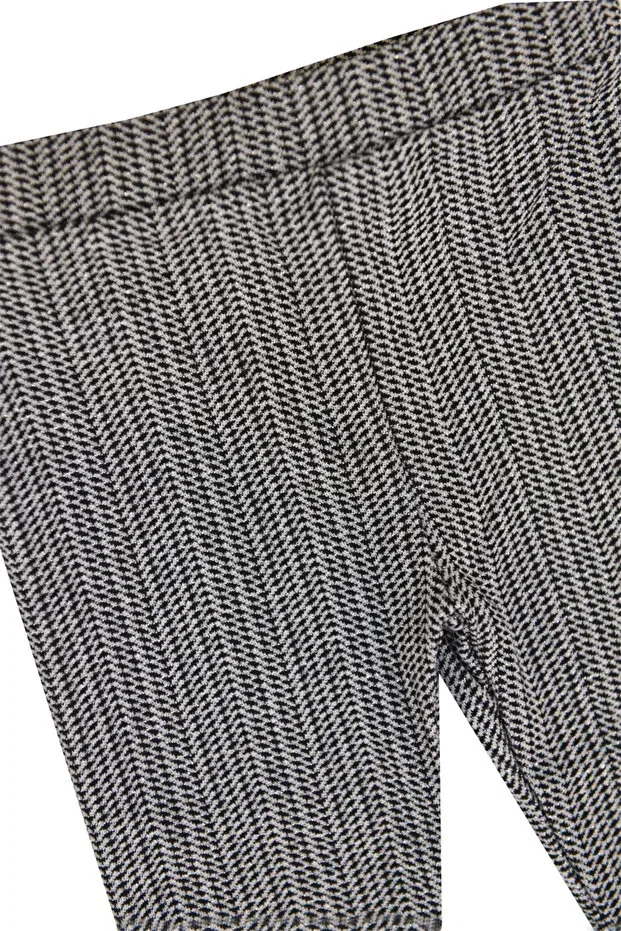 Детские леггинсы для девочек джерси с принтом Luess, Gray — фото 3