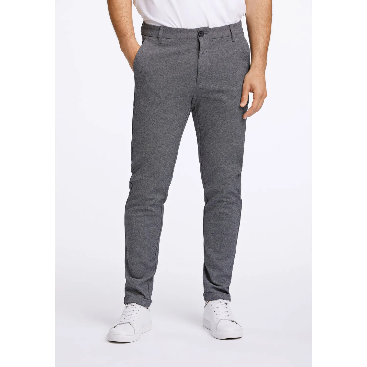 Детские брюки из стрейч-ткани Slim Fit Lindbergh, Grey Mix
