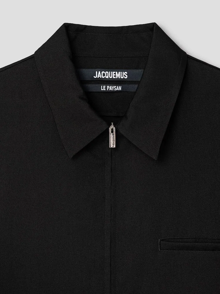 Рубашка прямого кроя La Chemise Mecano JACQUEMUS, Black — фото 3