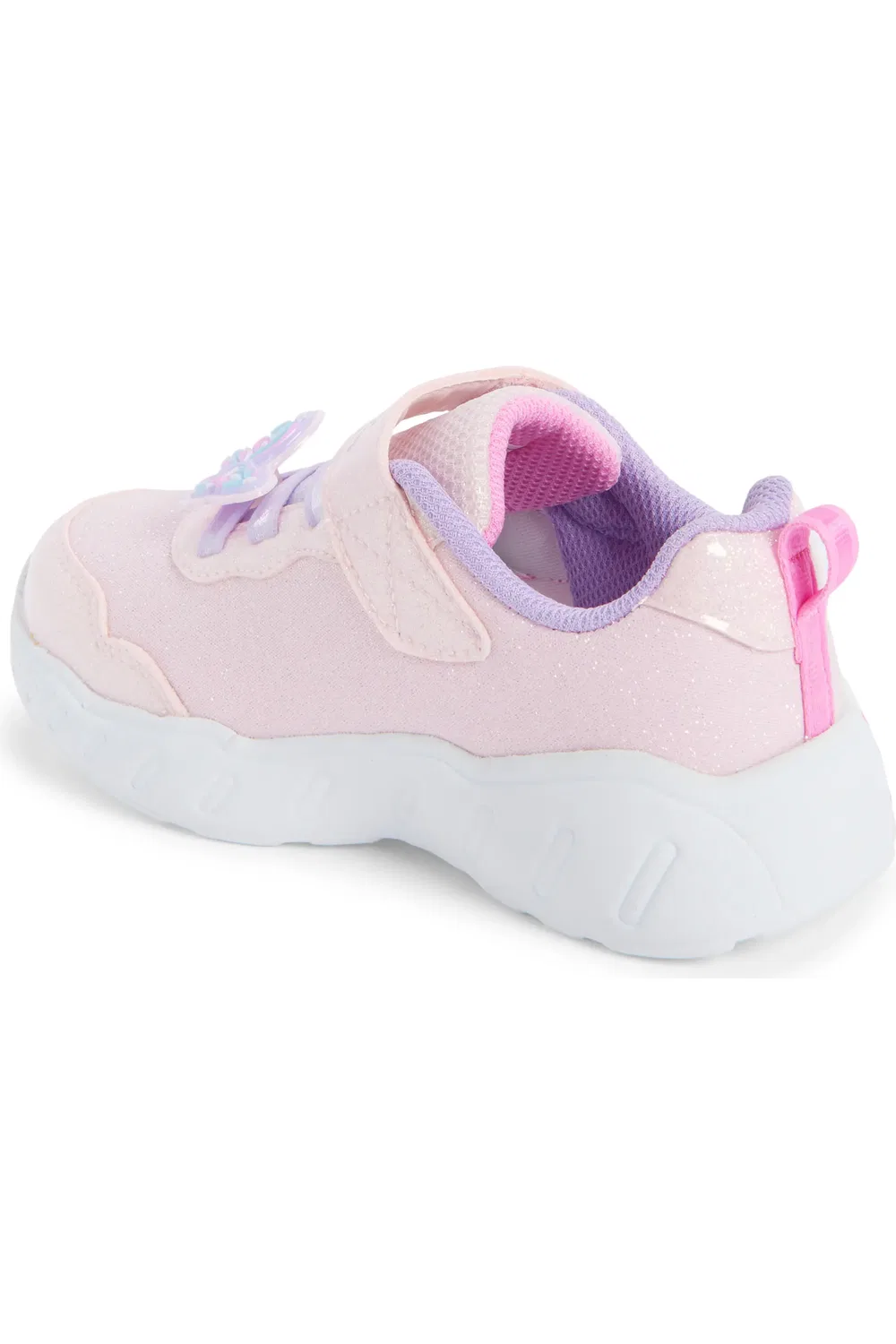 Кроссовки детские со светящейся подошвой Lil Butterfly Bliss SKECHERS, светло-розовый — фото 2