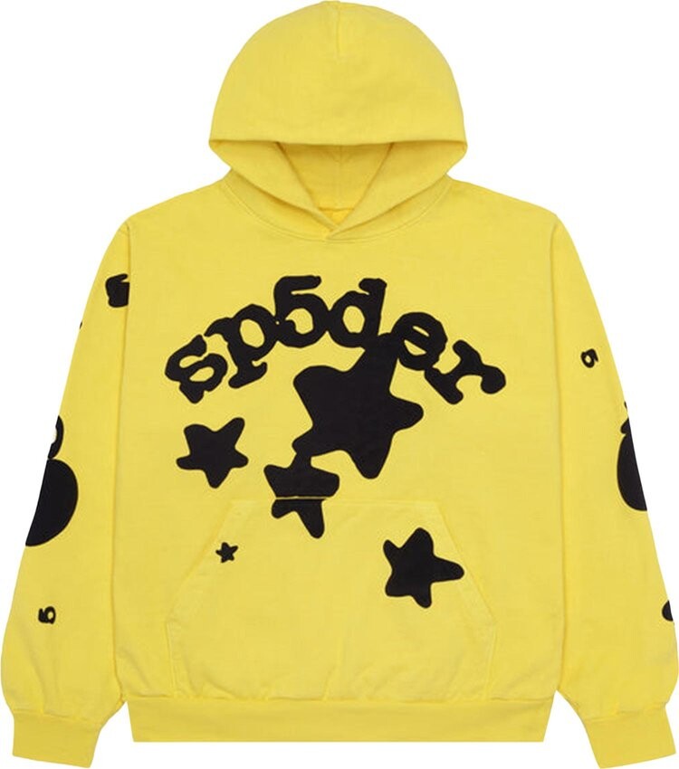 

Худи Sp5der Beluga Hoodie 'Gold', золотой, Желтый, Худи Sp5der Beluga Hoodie 'Gold', золотой