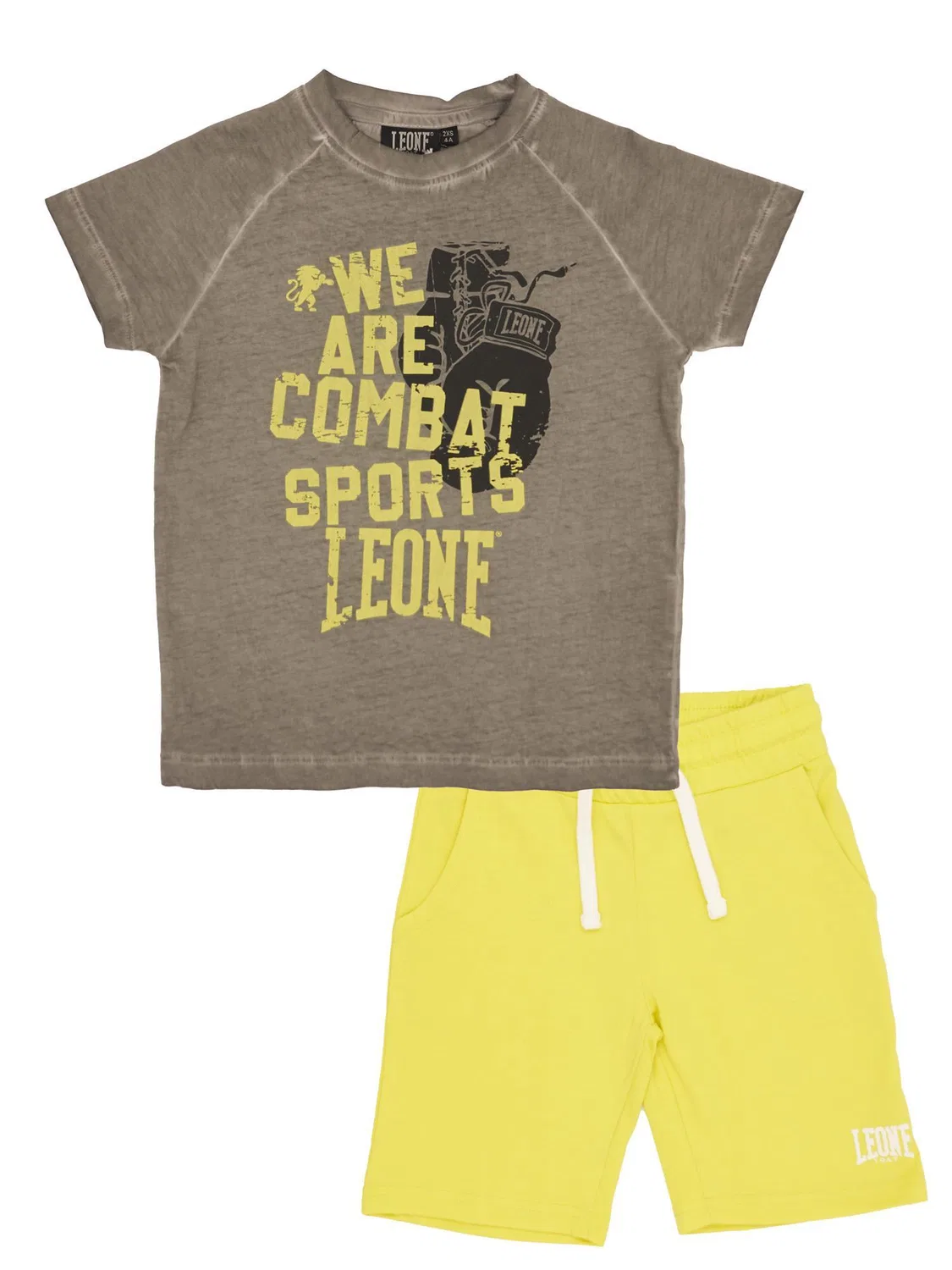 Детский хлопковый комплект Straßenkinderoutfit Leone 1947 Apparel, Grau
