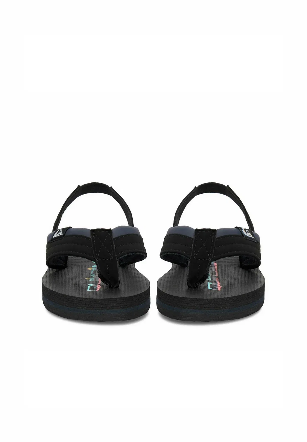 Сандалии для мальчика 5906751571590 - сандалии с Т-образным ремешком Quiksilver, Black — фото 4