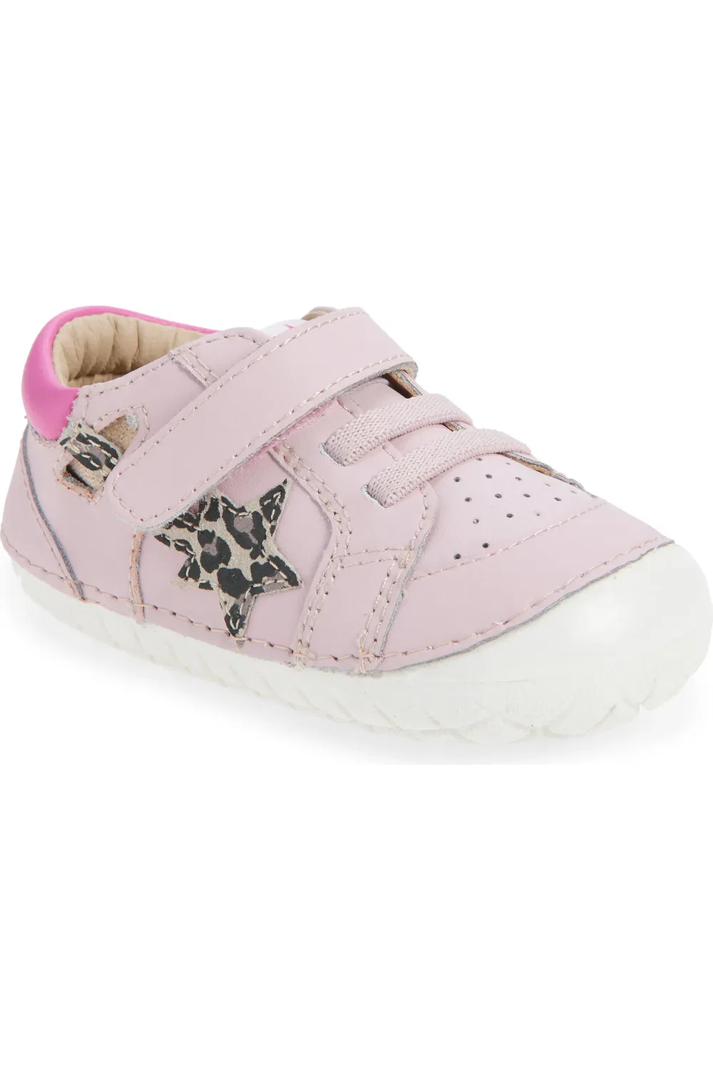 Детские кроссовки для первых шагов 4114 Pavesta OLD SOLES, Chalk Pink/Kat