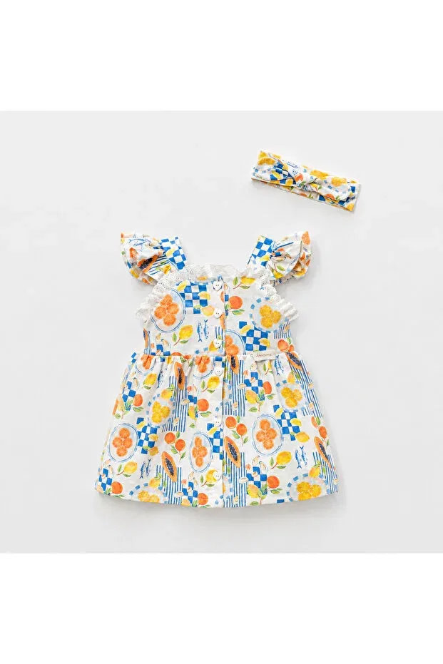 Детское платье для девочек с принтом Fruit Patterned Pmini, Fruity — фото 2