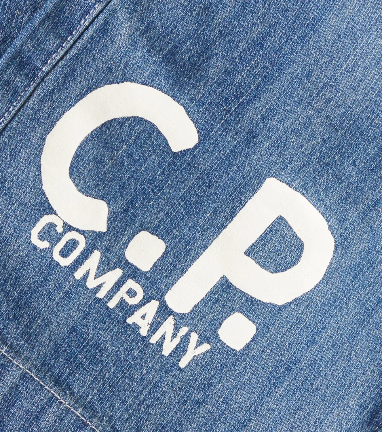 Шорты джинсовые C.P. Company Kids, синий — фото 3