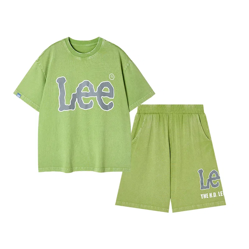 Детский спортивный комплект с круглым вырезом Lee, Apple Green