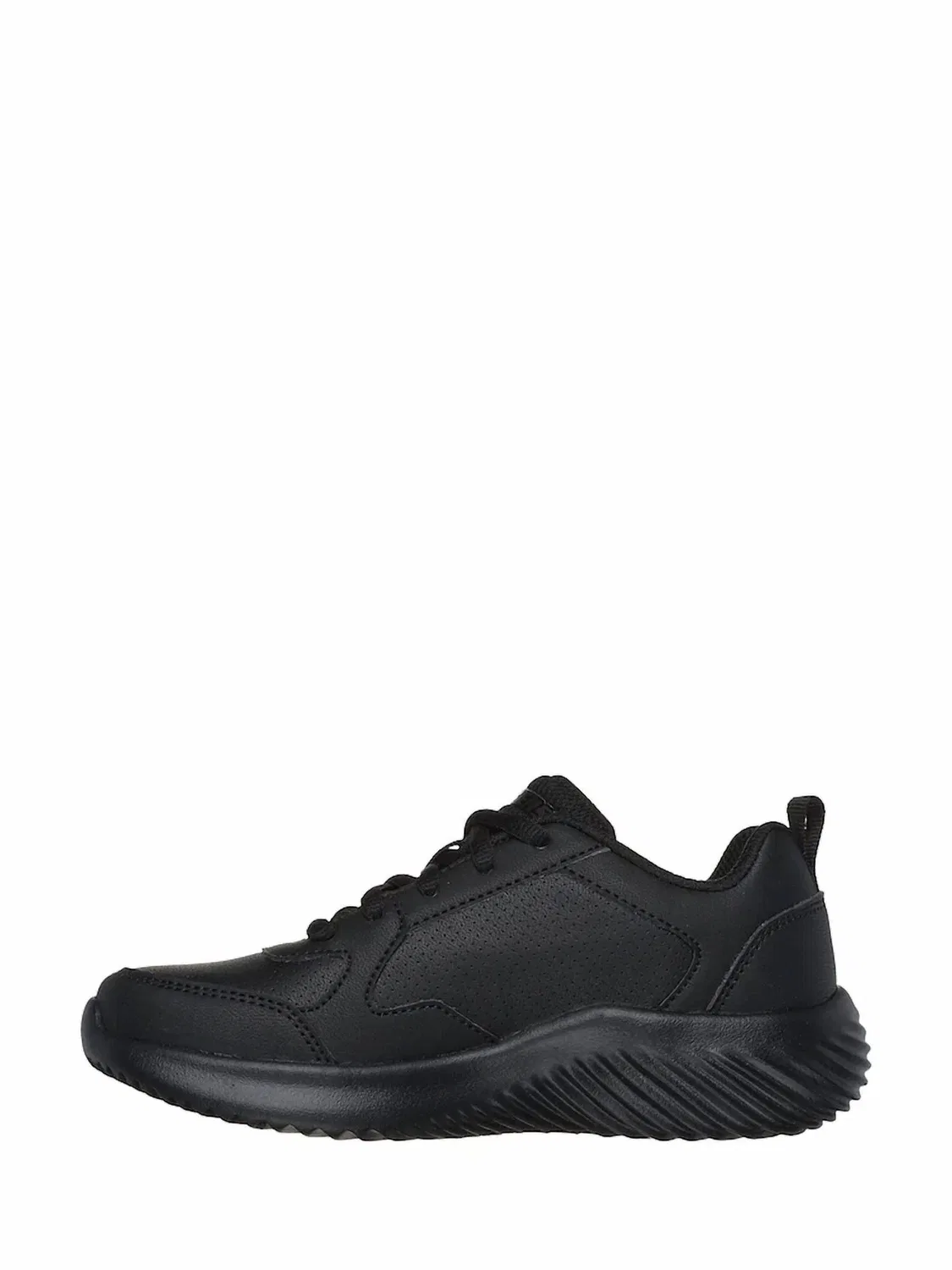 Детские кроссовки для мальчиков на шнуровке Boulder Study Squad Skechers, черный — фото 3