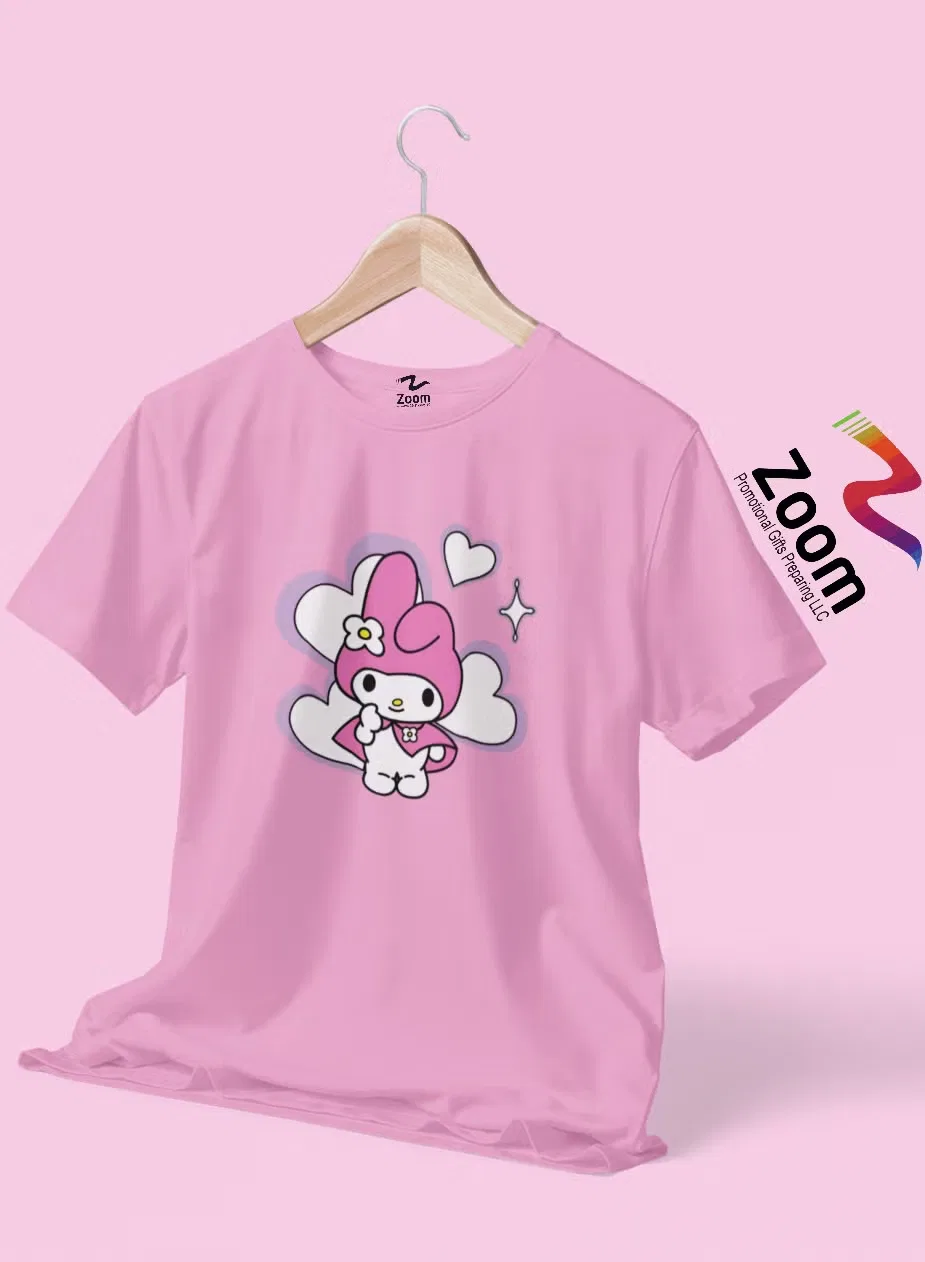 Футболка с принтом My Melody Zoom, розовый