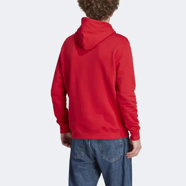 Мужской худи с логотипом Adidas Originals, Scarlet — фото 4
