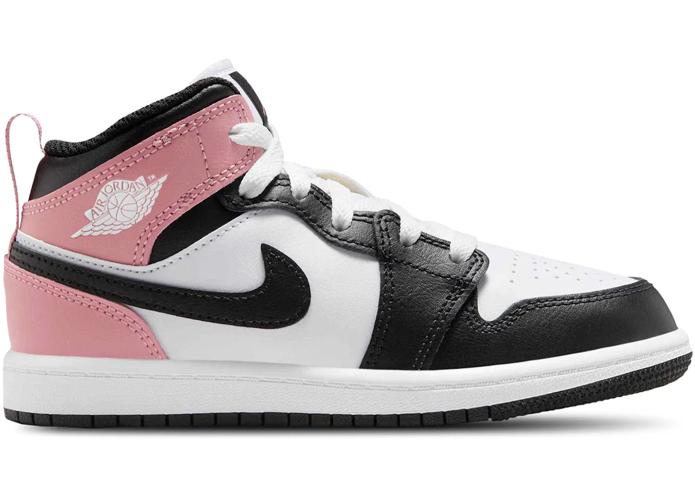Детские кроссовки Lifestyle Jordan 1 Mid, White/Rust Pink/Black