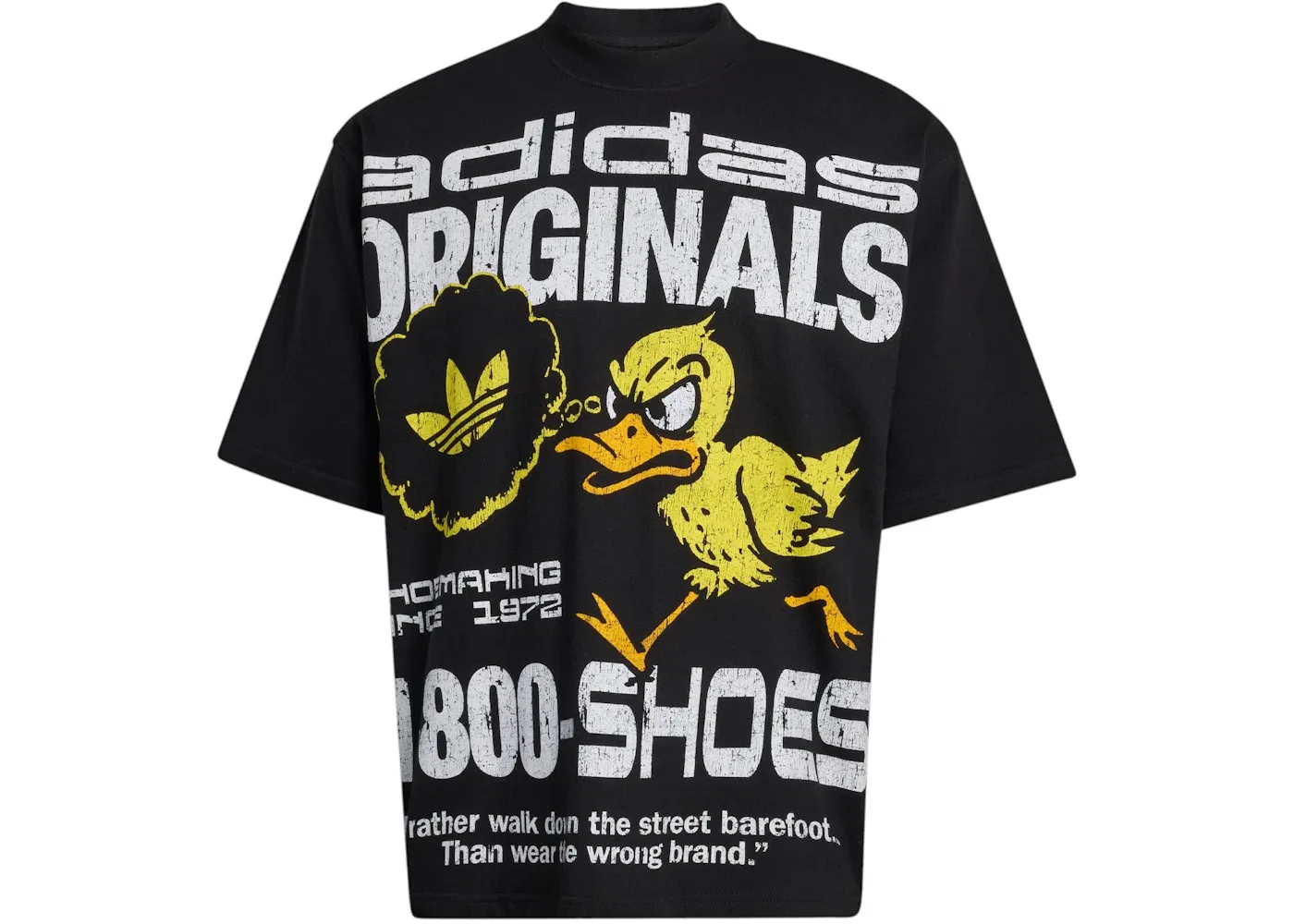Мужская футболка с принтом Adidas Duck Graphic Tee Utility Black