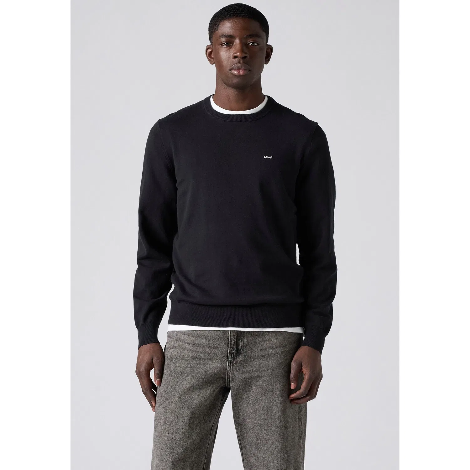 Мужской пуловер с круглым вырезом Lightweight HM Sweater Levi's, Meteorite