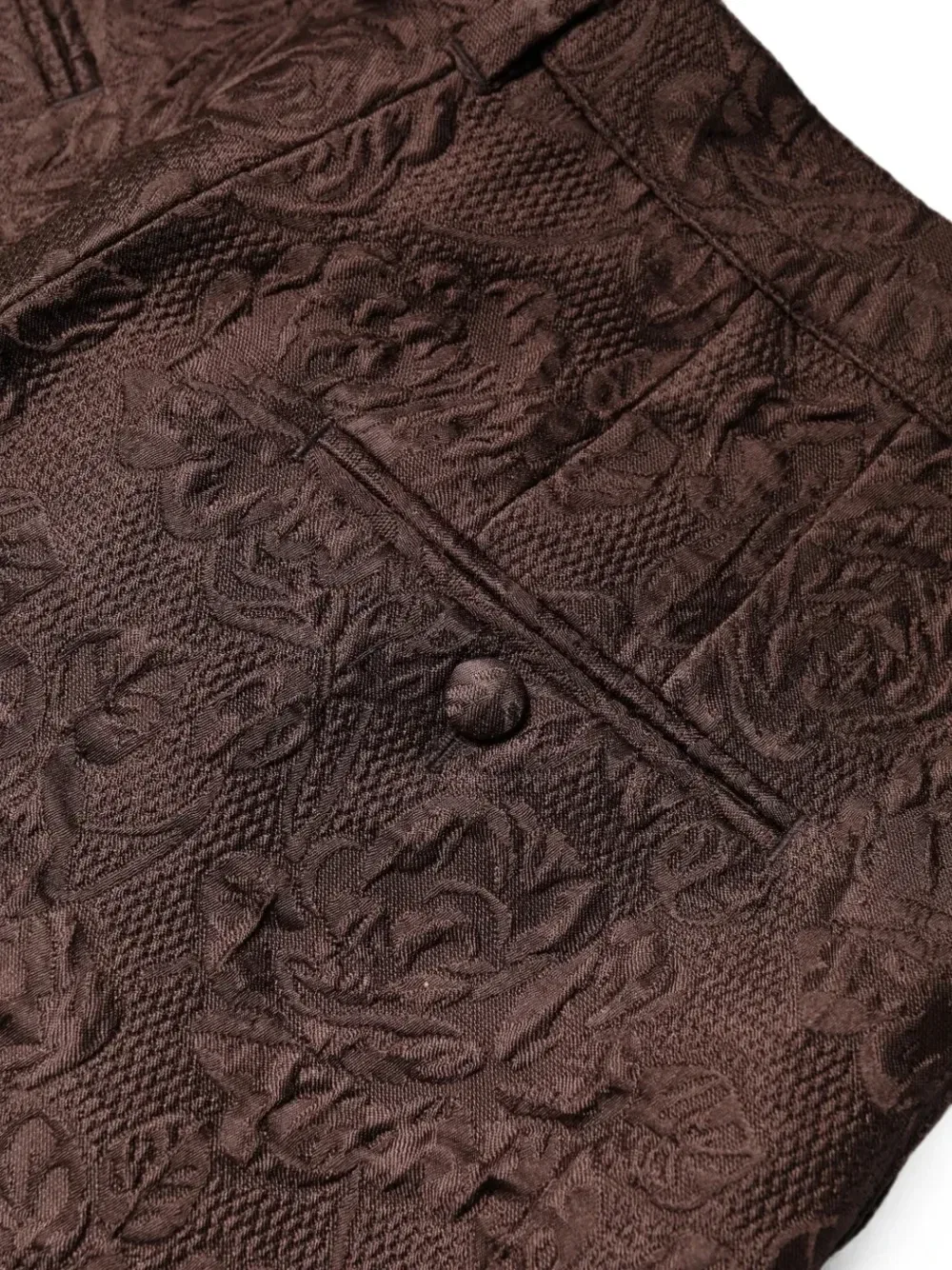 Шорты с цветочным узором DOLCE & GABBANA, коричневый — фото 3