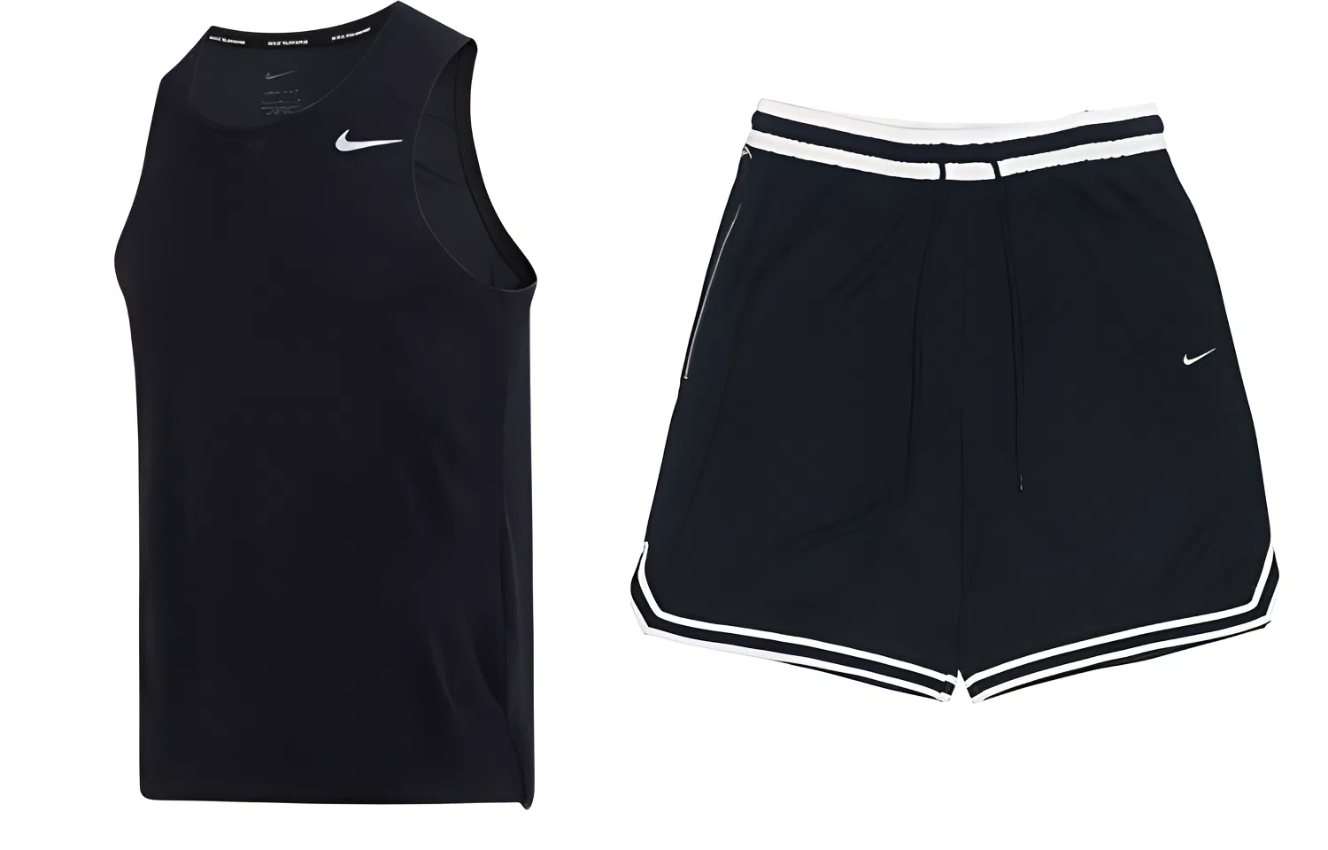 Мужской комплект из футболки и шорт, с принтом, Casual Sportswear, Nike