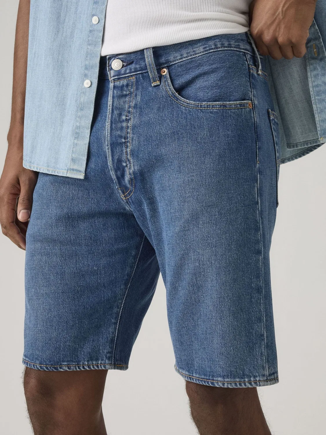 Джинсовые шорты Levi's Natural 501 — фото 3