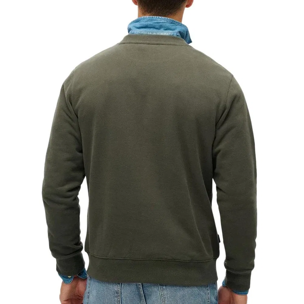 Мужской хлопковый свитшот Superdry, Khaki — фото 3