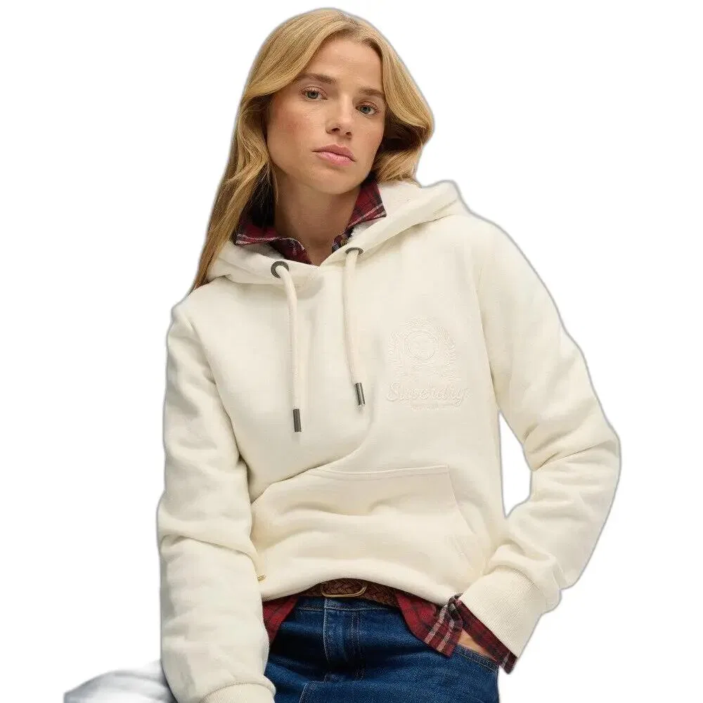 Женское худи oversize Finest Goods Superdry, Beige — фото 4