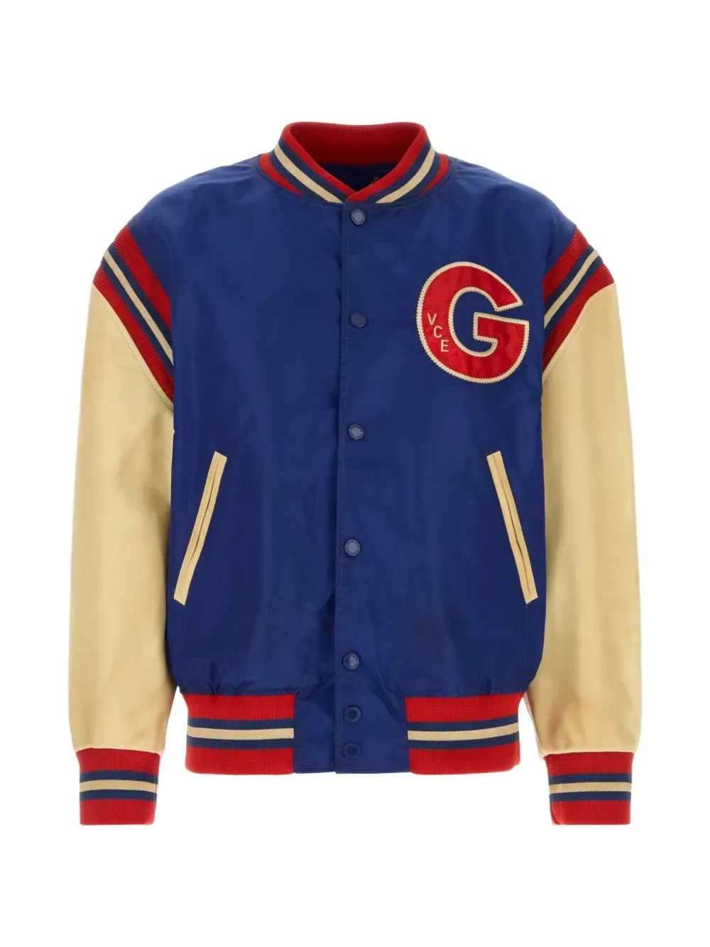 Куртка-бомбер с нашивкой-логотипом Golden Goose, синий