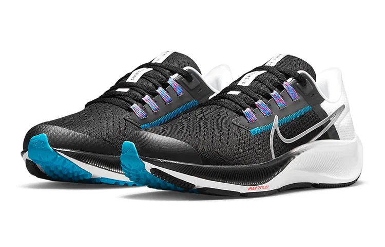 Детские кроссовки для бега с амортизацией Air Pegasus 38 Nike, Black Metallic Silver — фото 4