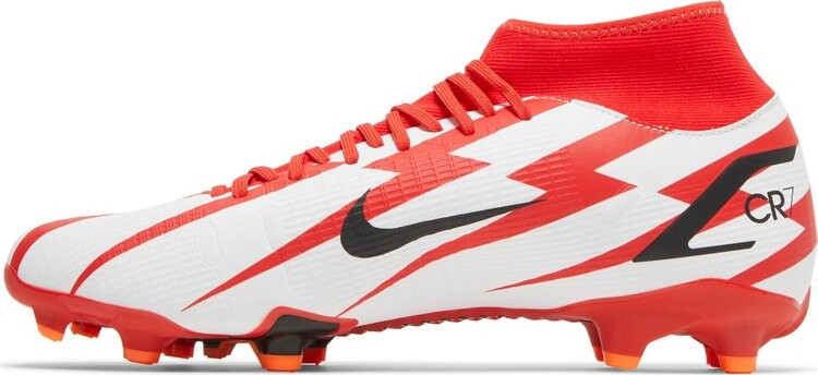 Бутсы Nike Mercurial Superfly 8 Academy CR7 MG 'Chile Red', красный — фото 4