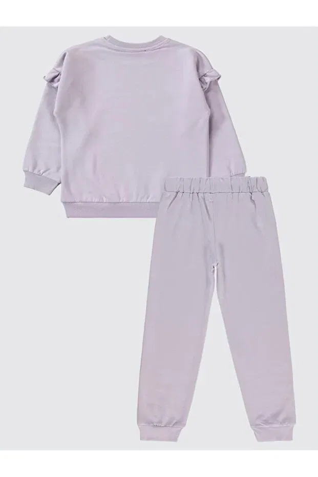 Детский спортивный костюм для девочек с текстурированным узором Civil Girls, Gentle Lavender