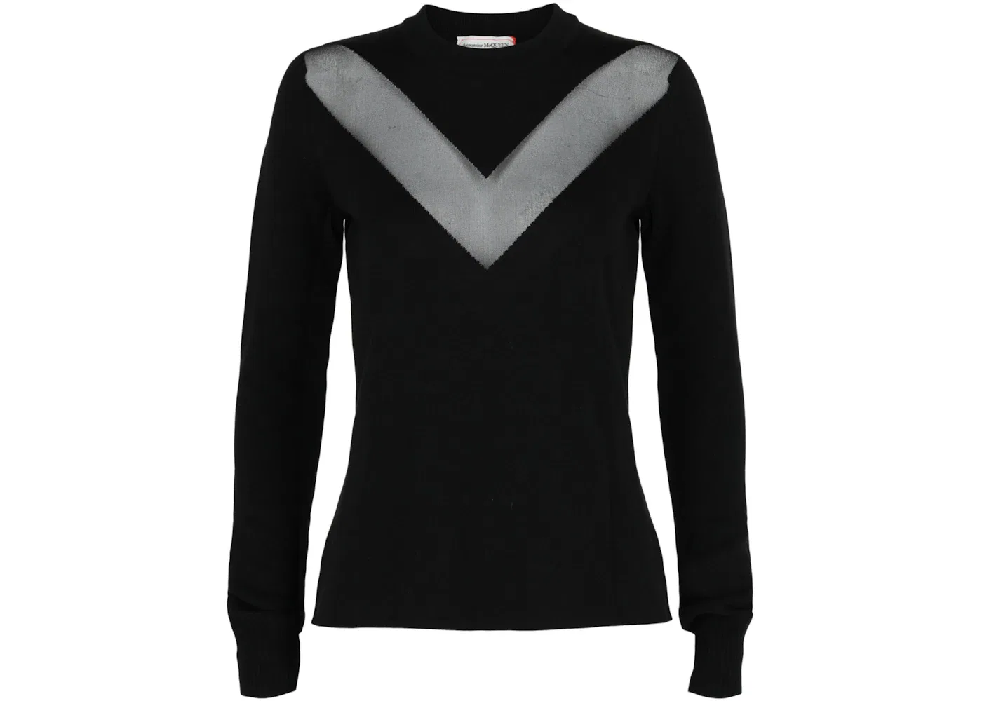 Женский свитер с длинным рукавом Alexander McQueen, Black