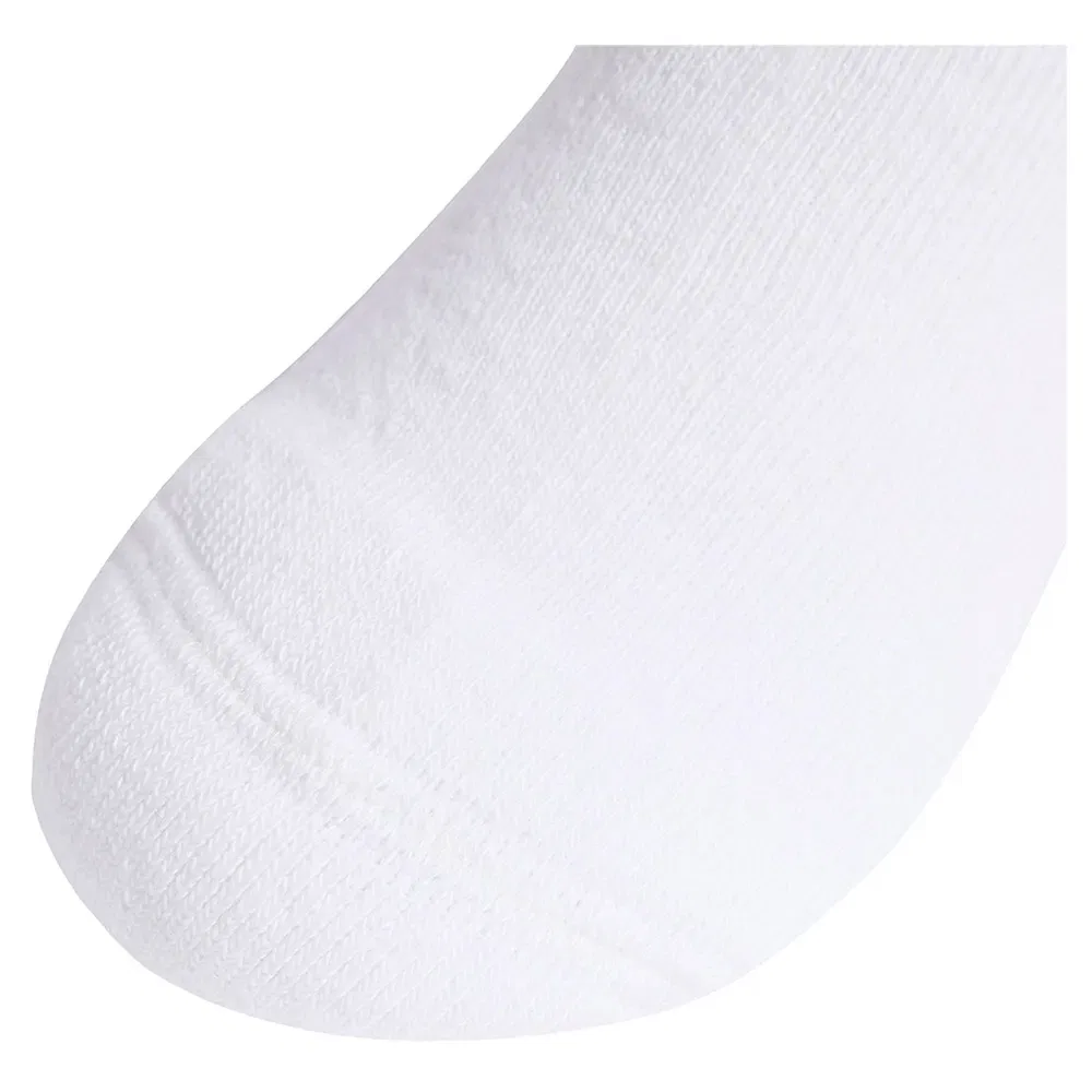 Детские носки с компрессионной поддержкой свода стопы Linear Crew Socks Adidas, White — фото 3