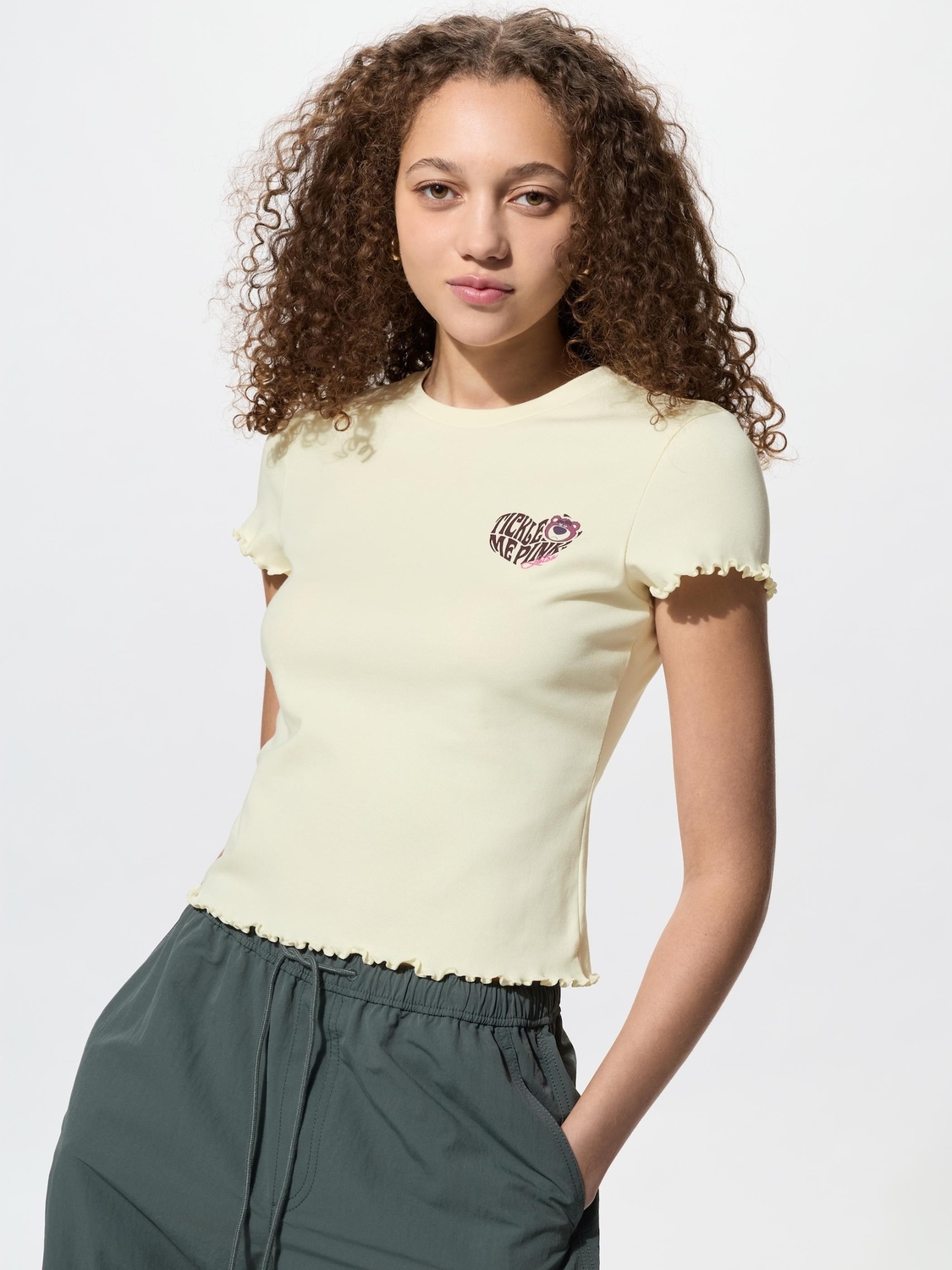 Мини-футболка Uniqlo Disney Pixar UT, 40 кремовый — фото 2