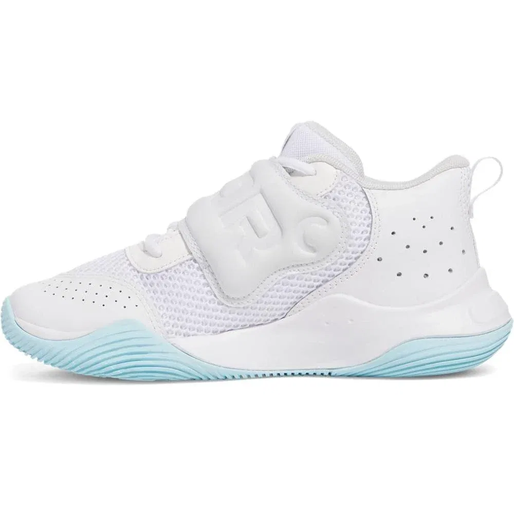 Детские кроссовки для мальчиков Under Armour, Zone BB Sneakers White — фото 3