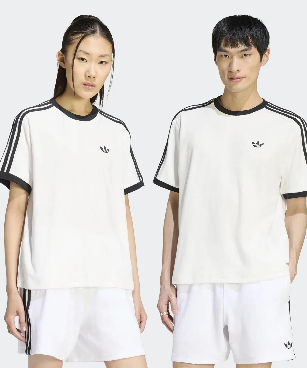 Мужская футболка свободного кроя с графическим принтом Terry Kari Adidas Originals, Белый